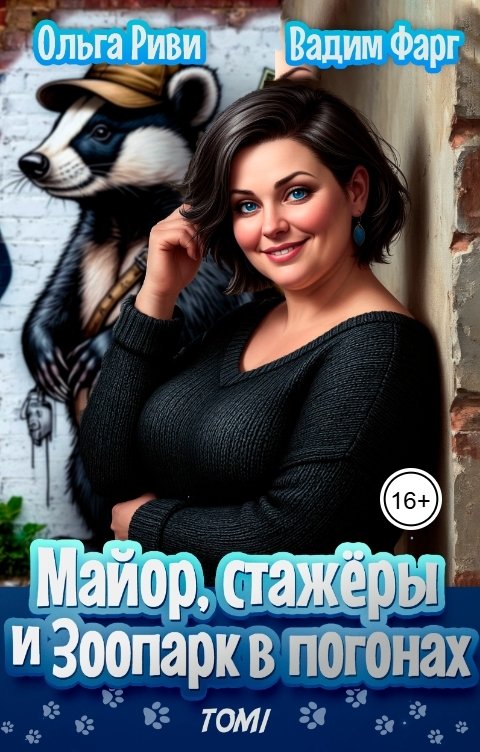 Обложка книги Ольга Риви Майор, стажёры и зоопарк в погонах. Том 1