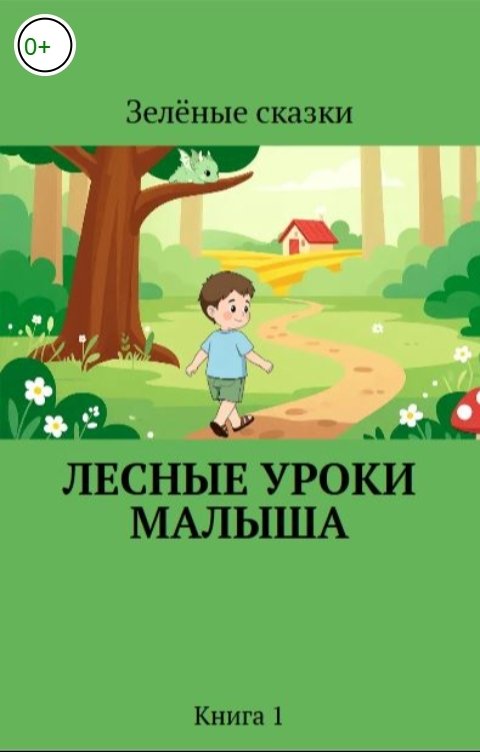 Обложка книги Зелёный Зелёная сказка: Лесные уроки малыша