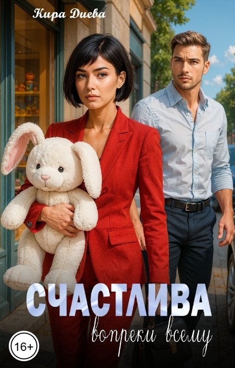 Обложка книги Кира Диева Счастлива вопреки всему