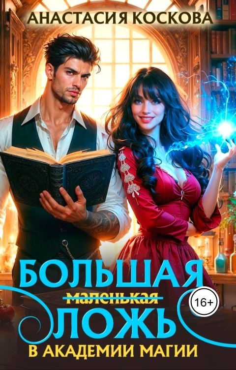 Обложка книги Анастасия Коскова Большая (маленькая) ложь в Академии магии
