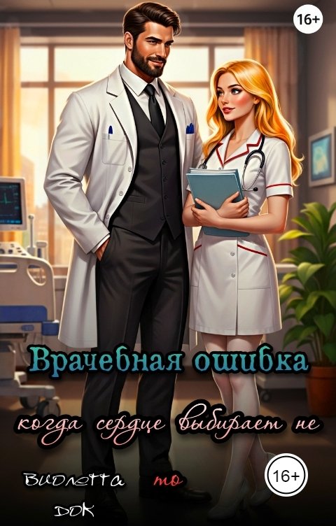 Обложка книги Виолетта Док Врачебная ошибка: когда сердце выбирает не то