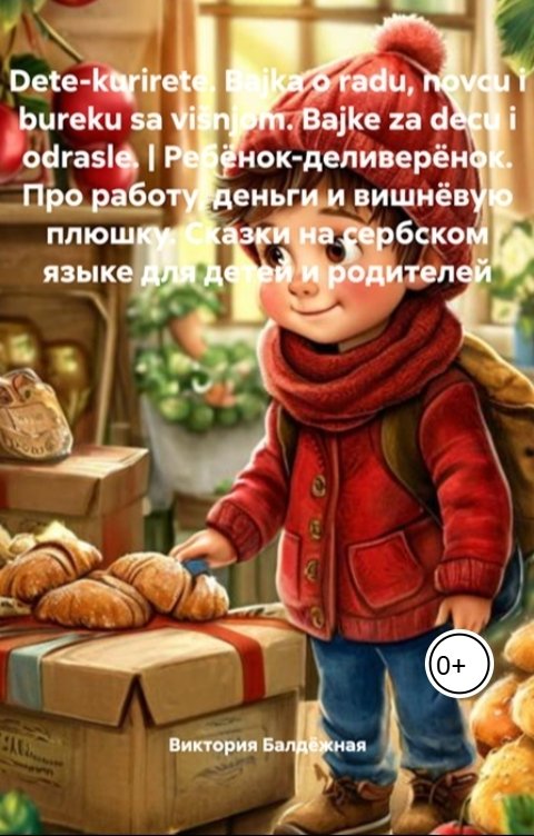 Обложка книги Виктория Балдёжная Dete-kurirete. Bajka o radu, novcu i bureku sa visnjom. Bajke za decu i odrasle. Ребёнок-деливерёно