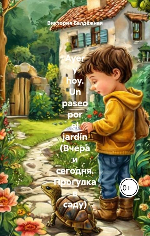 Обложка книги Виктория Балдёжная Ayer y hoy. Un paseo por el jardin. Вчера и сегодня. Прогулка в саду