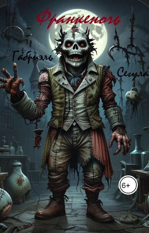 Обложка книги Габриэль Сегула Франкеночь эксперимент