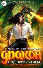 обложка книги Мара Вересень "Академия невест-попаданок и Дракон под прикрытием"