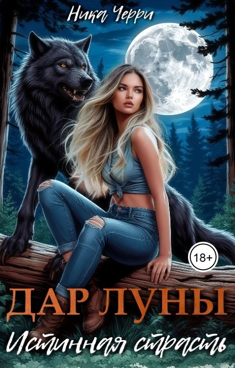 Обложка книги Ника Черри Дар Луны. Истинная страсть