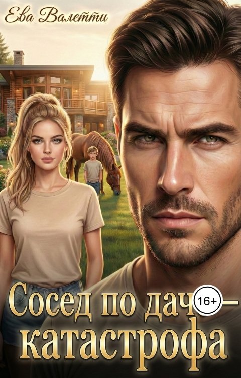 Обложка книги Ева Валетти Сосед по даче - катастрофа