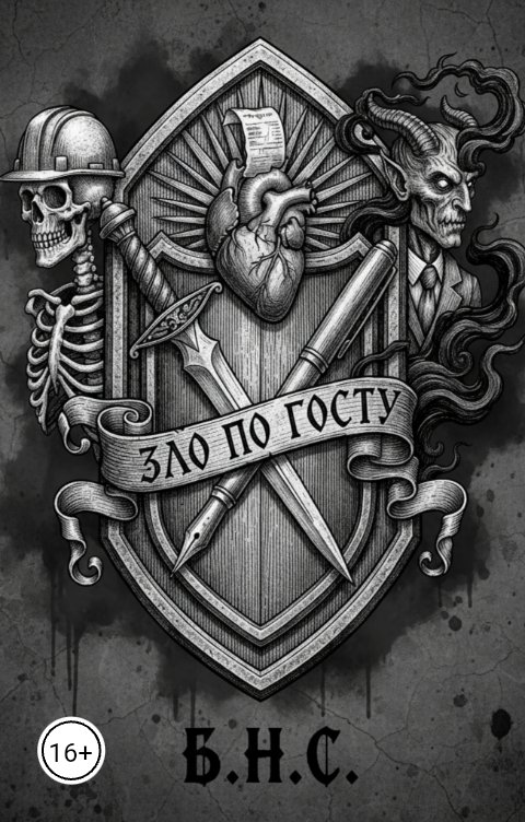 Обложка книги Б.Н.С. Зло по ГОСТу