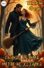 обложка книги Люси Фер "Пьяная ведьма метле не хозяйка"