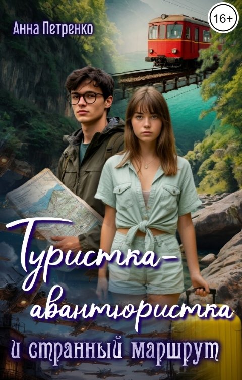 Обложка книги Анна Петренко Туристка-авантюристка и странный маршрут