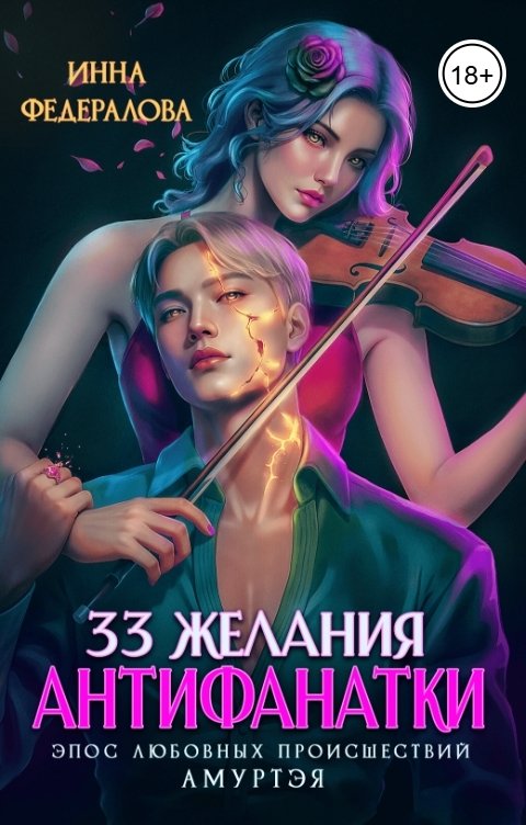 Обложка книги Инна Федералова 33 желания антифанатки