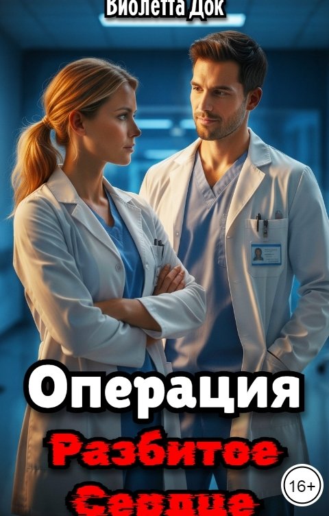 Обложка книги Виолетта Док Операция разбитое сердце