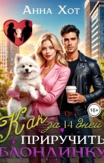 обложка книги Анна Хот "Как приручить блондинку за 14 дней"