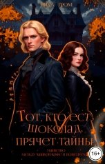 обложка книги Ника Гром "Тот, кто ест шоколад, прячет тайны"