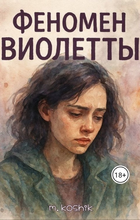Обложка книги m. koshik Феномен Виолетты