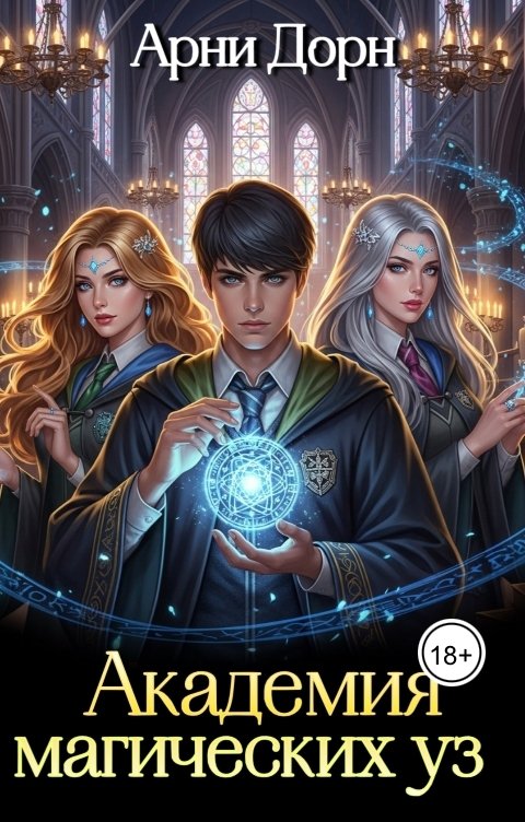 Обложка книги Арни Дорн Академия магических уз