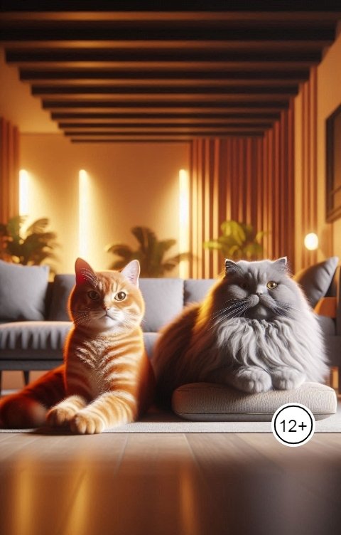 Обложка книги Аргус-DeepSeek Вселенная Аргуса. Пушистики. Кот и Кошка.