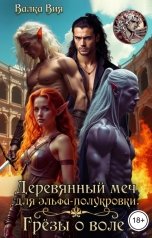 обложка книги Валка Вия "Деревянный меч для эльфа-полукровки. Грёзы о воле"