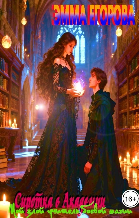Обложка книги Эмма Егорова Сиротка в академии. Мой злой учитель боевой магии