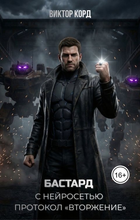 Обложка книги Виктор Корд Бастард с нейросетью: Протокол Вторжение. Том 2