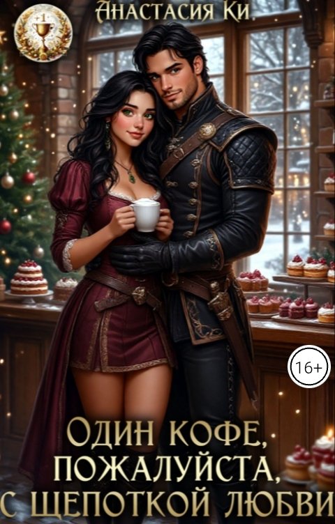 Обложка книги Анастасия Ки Один кофе, пожалуйста, с щепоткой любви