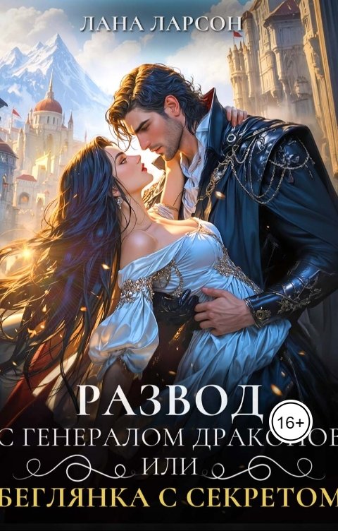 Обложка книги Лана Ларсон Развод с генералом драконов, или Беглянка с секретом