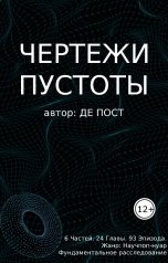 обложка книги ДЕ ПОСТ "Чертежи пустоты"