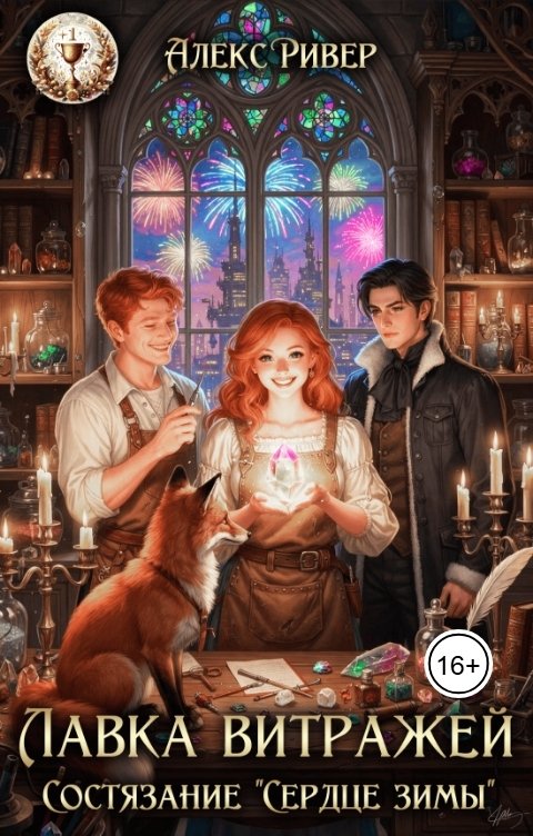 Обложка книги Алекс Ривер Лавка витражей. Состязание "Сердце зимы"