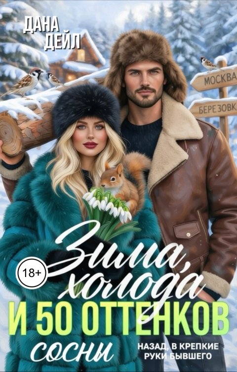 Обложка книги Дана Дейл Зима, холода и 50 оттенков сосны