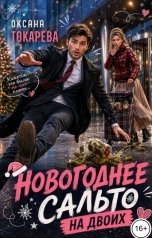 обложка книги Оксана Токарева "Новогоднее сальто на двоих"