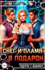 обложка книги Серина Гэлбрэйт "Снег и пламя в подарок"