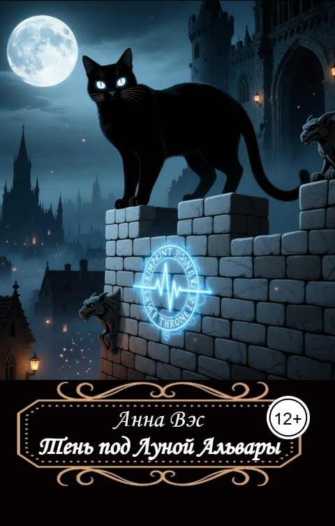 Обложка книги Анна Вэс Тень под Луной Альвары