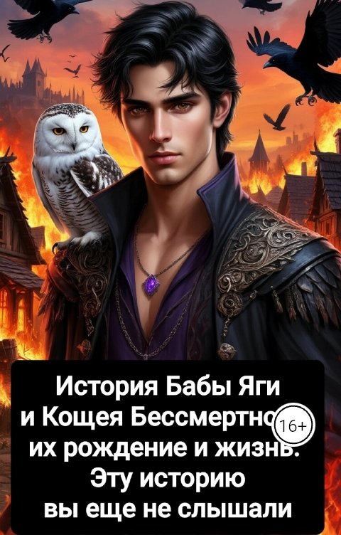 Обложка книги Буянова Ирина История Бабы Яги и Кощея Бессмертного, их рождение и жизнь. Эту историю вы еще не слышали