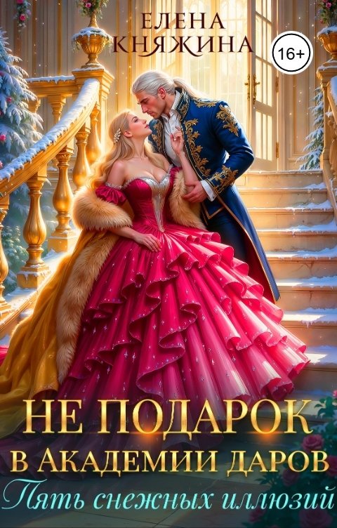 Обложка книги Елена Княжина Не подарок в Академии даров. Пять снежных иллюзий