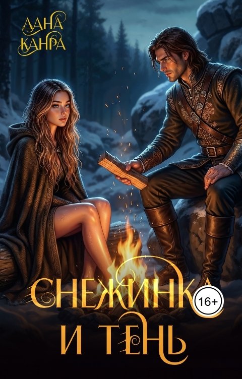 Обложка книги Дана Канра Снежинка и тень