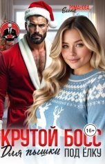 обложка книги Елена Романова "Крутой босс для пышки под ёлку"