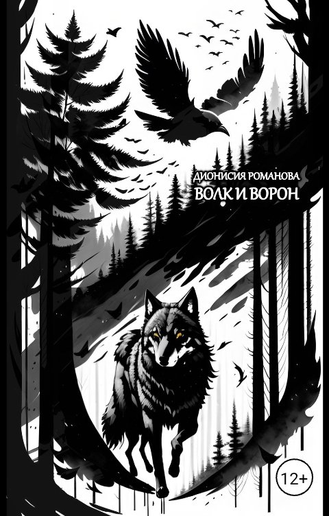 Обложка книги Дионисия Романова Волк и ворон