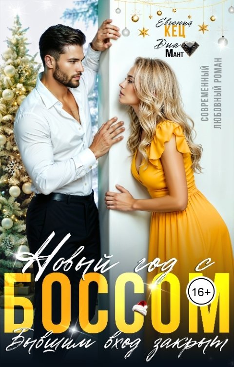 Обложка книги Диа Мант Новый год с боссом. Бывшим вход закрыт