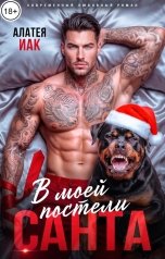 обложка книги Алатея Иак "Санта в моей постели"