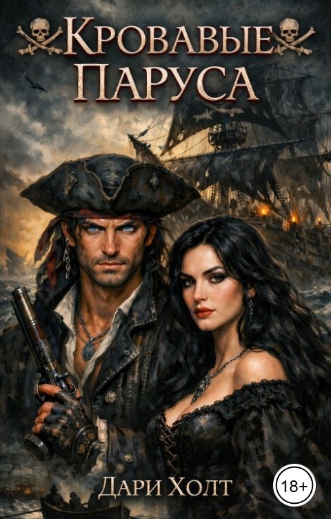 Обложка книги Дари Холт Кровавые паруса