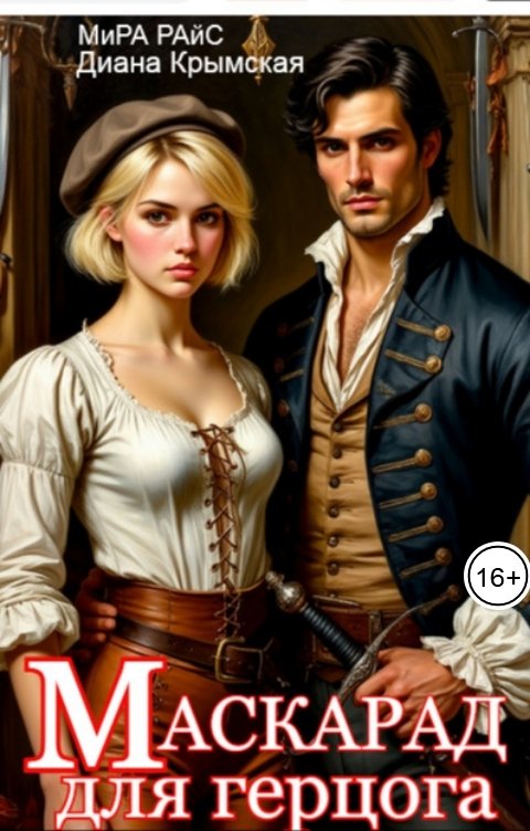Обложка книги Мира Райс Маскарад для герцога