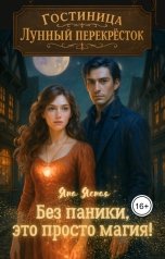 обложка книги Яна Ясная "Гостиница "Лунный перекресток": Без паники, это просто магия"