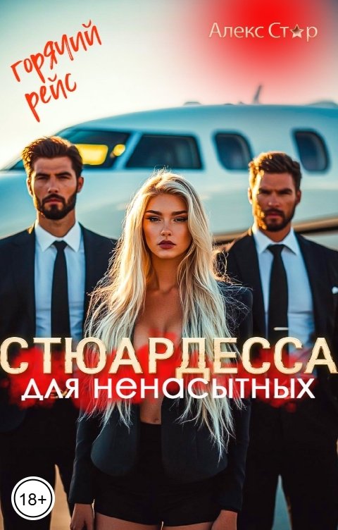 Обложка книги Алекс Стар Стюардесса для ненасытных. Горячий рейс