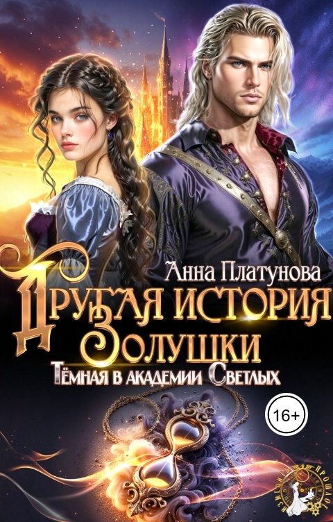 Обложка книги Анна Платунова Другая история Золушки. Темная в академии Светлых