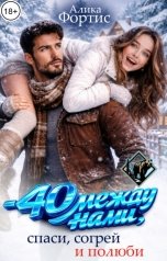 обложка книги Алика Фортис "Минус сорок между нами. Спаси, согрей и полюби"