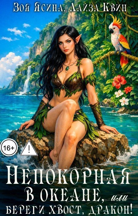 Обложка книги Лайза Квин Непокорная в океане, или Береги хвост, дракон!