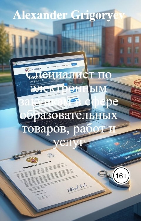 Обложка книги Alexander Grigoryev Специалист по электронным закупкам в сфере образовательных товаров, работ и услуг
