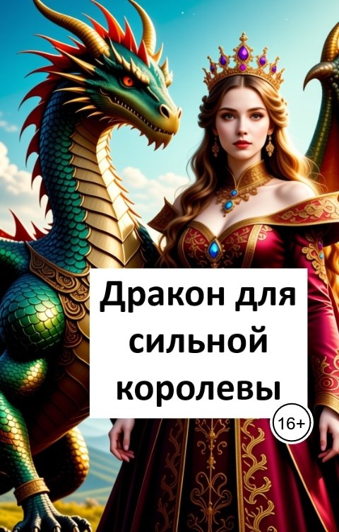Обложка книги Лав Лав Дракон для сильной королевы
