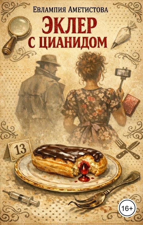 Обложка книги Евлампия Аметистова Эклер с цианидом, или Первое дело Лампочки