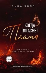 обложка книги Луна Холл "Когда погаснет пламя"